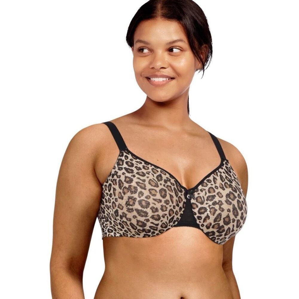 Chantelle 1891 Seamless Unlined Minimizer Leopard USA 32DDDD